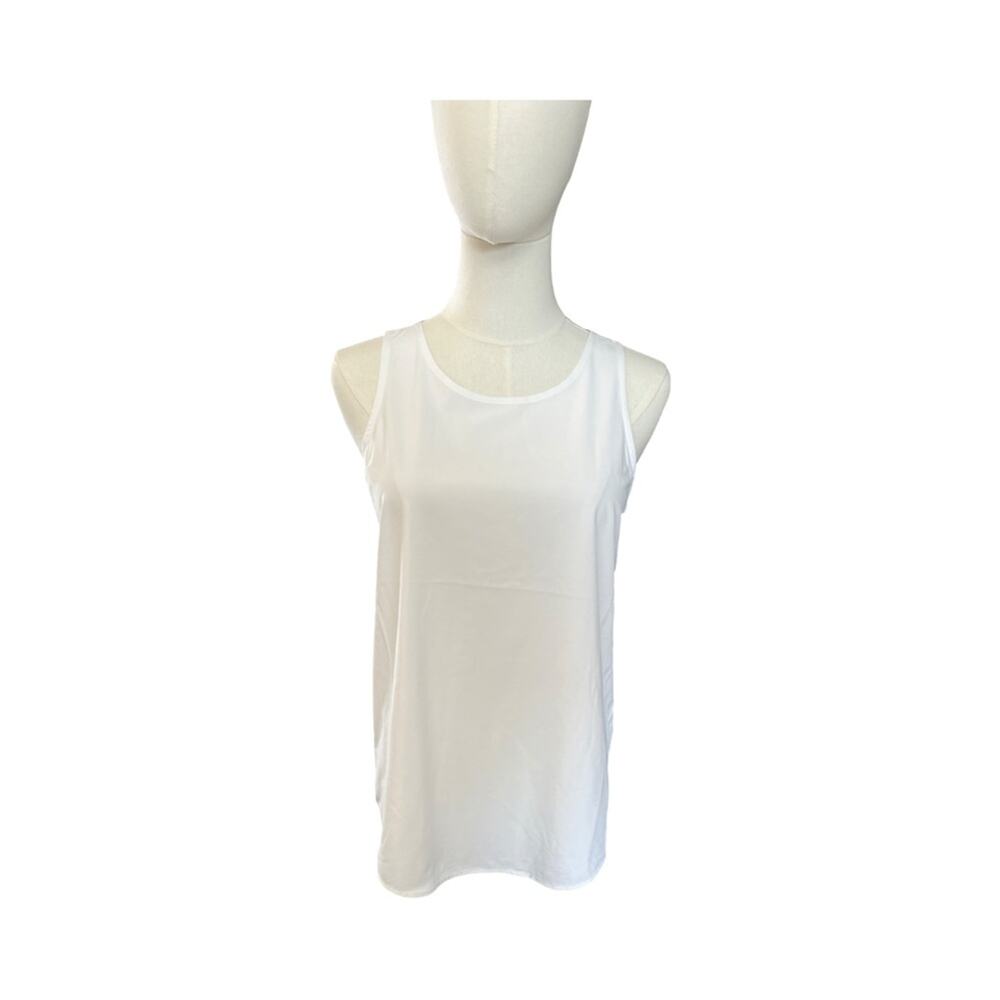 NWT NIC+ZOE Active Tech Stretch White Tank Top | XS | UPF 50